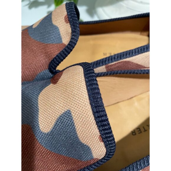 Duke Dexter Camo Loafers Size 8 Handmade In England Canvas Men’s - Picture 8 of 16